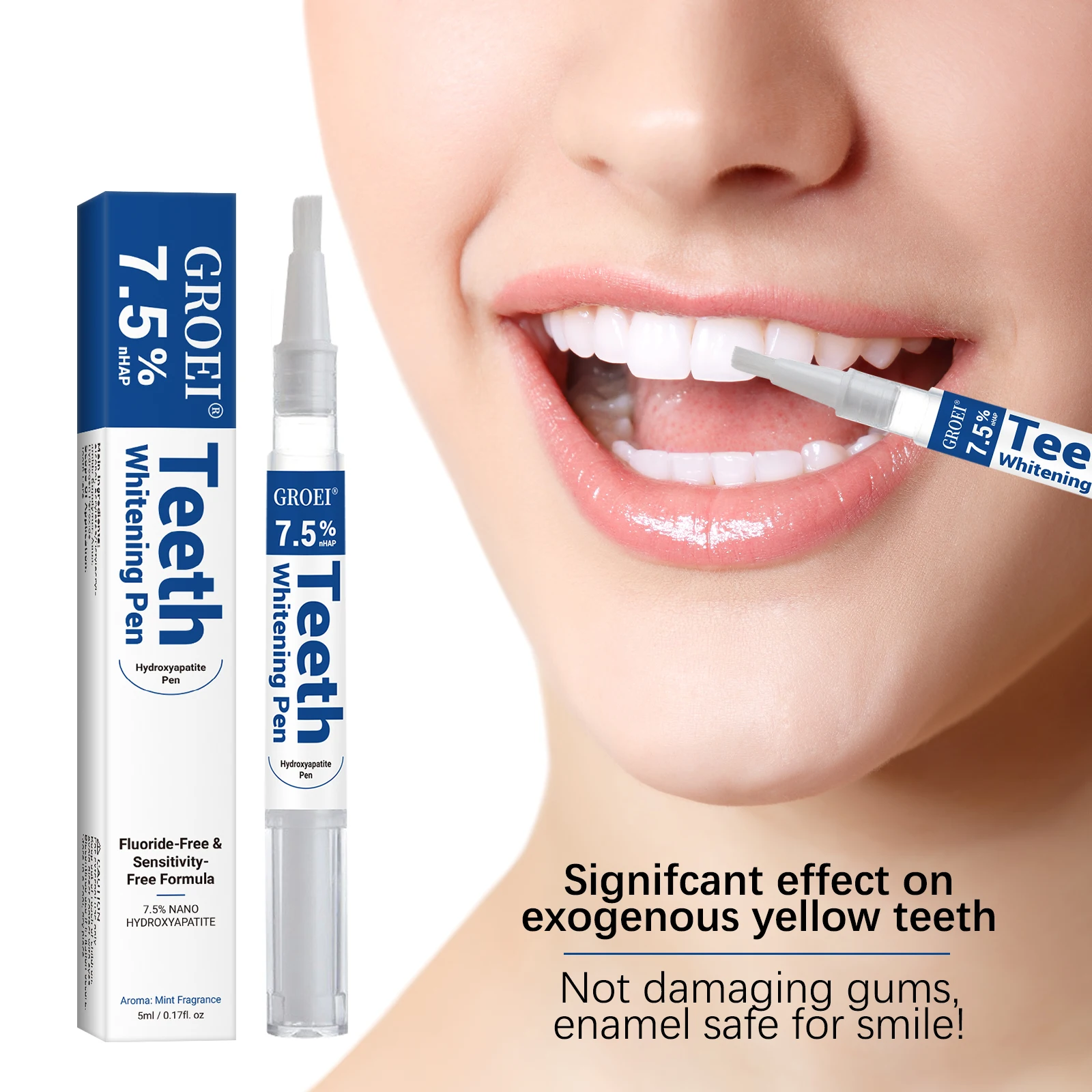 Teeth Whitening Gels - Hydroxyapatite Tooth Whitening Pen Dazzling White