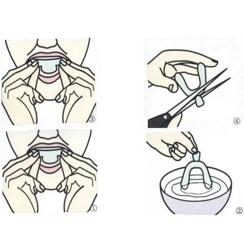 1/3/6pairs Silicone Mouth Guar - огляд і ціна Teeth Whitening Mouth Guard