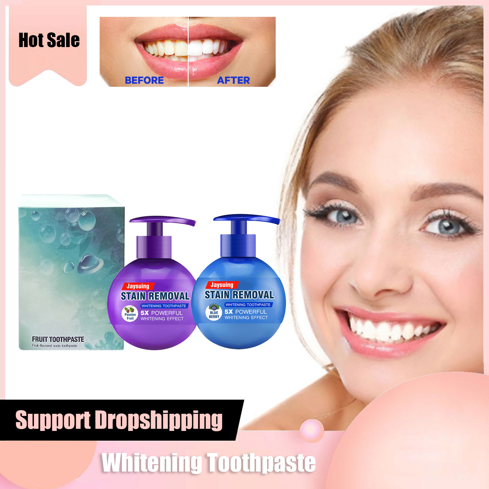 Whitening Toothpaste Yellow Te - огляд і ціна Teeth Whitening With Baking Soda
