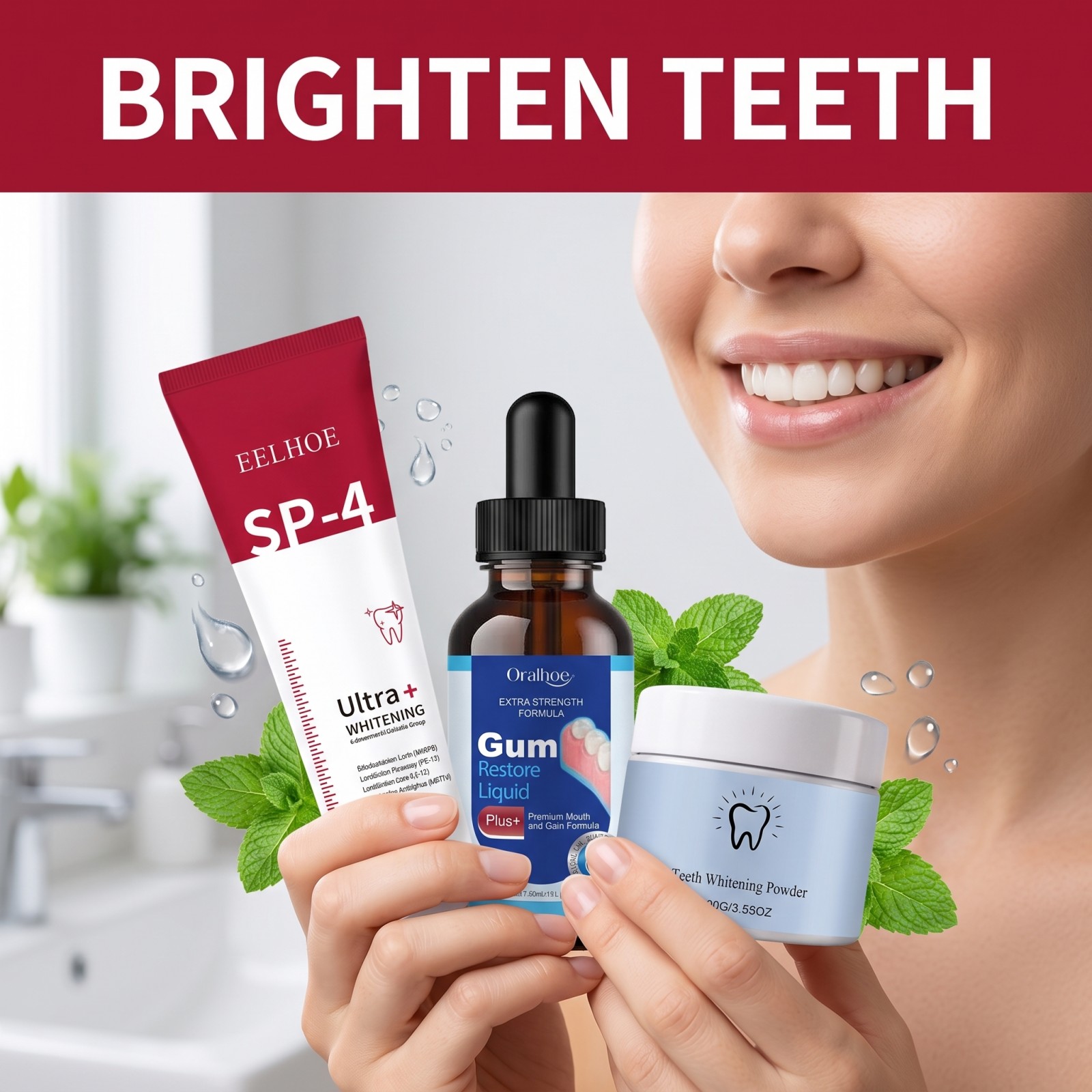 Oral Care Combo Set Whitening  - огляд і ціна Teeth Whitening Gels