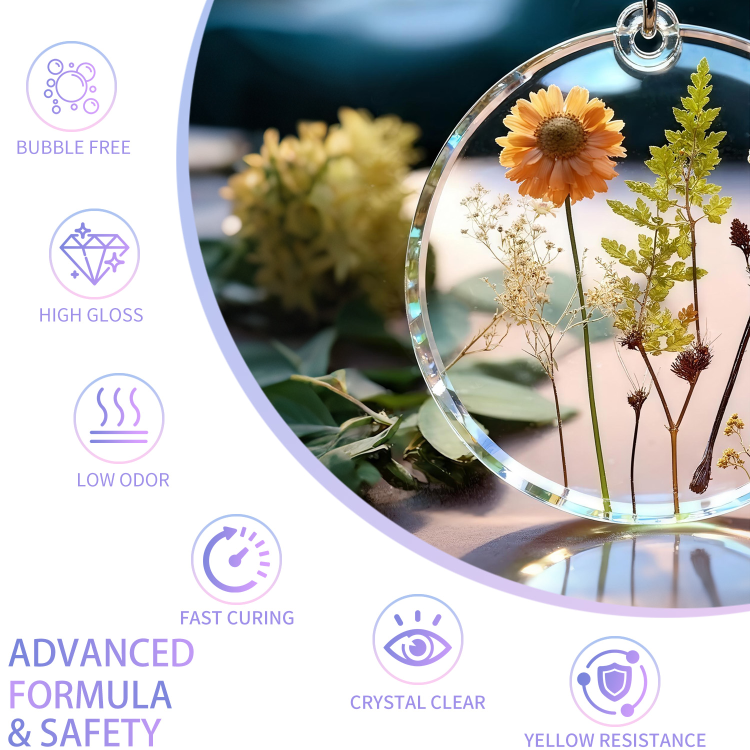 200g UV Resin Crystal Clear Ha - огляд і ціна Uv Whitening Kit