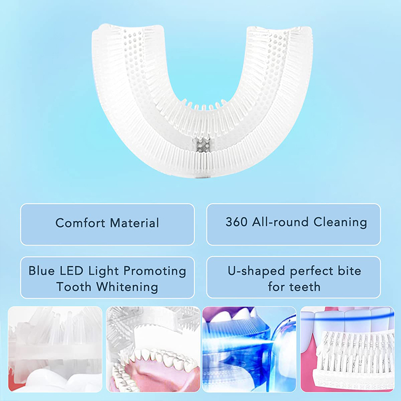 U-Shaped Rechargeable Light Qu - огляд і ціна Teeth Whitening Kit With Light