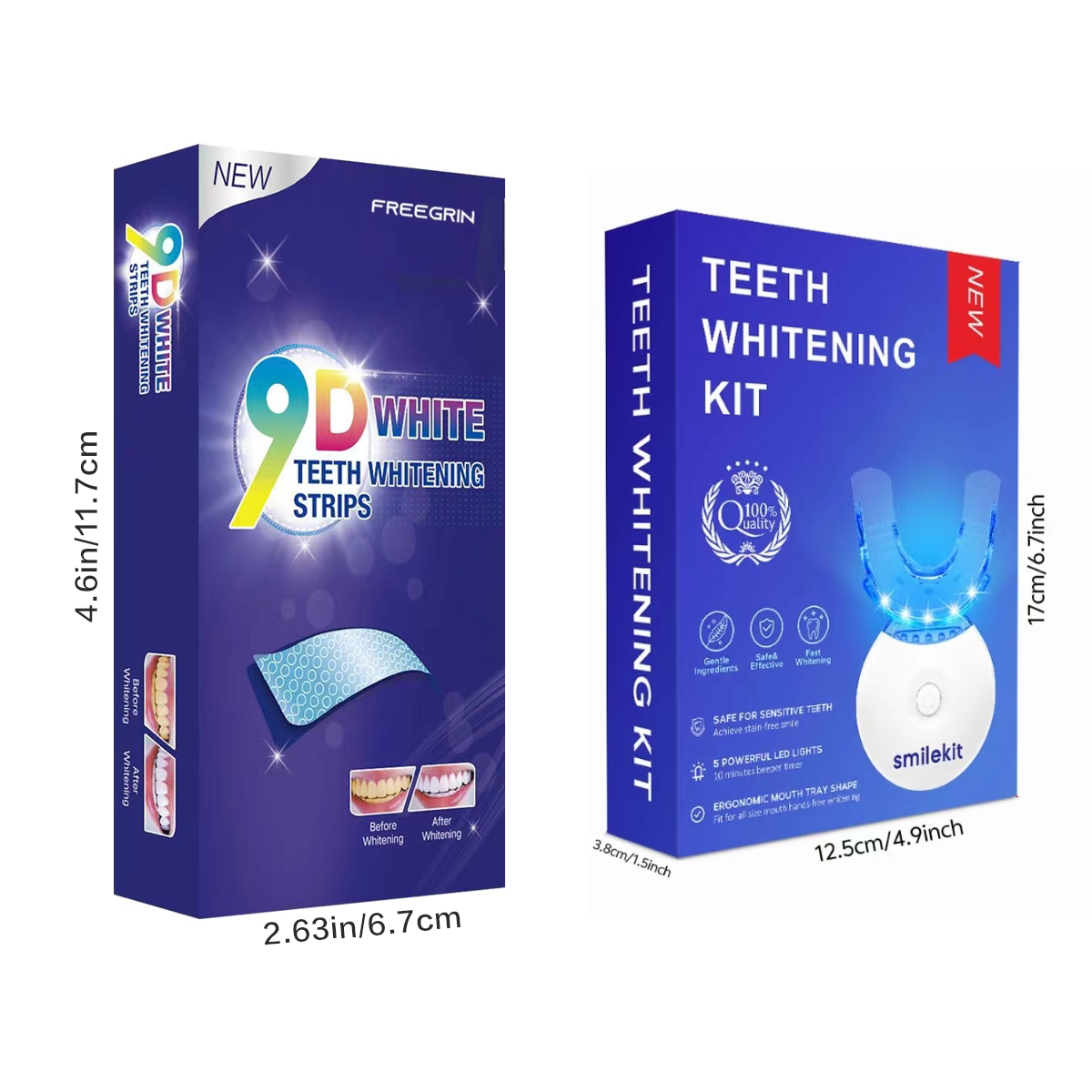 Teeth Whitening Kit - 5X LED L - огляд і ціна Teeth Whitening Kit With Light