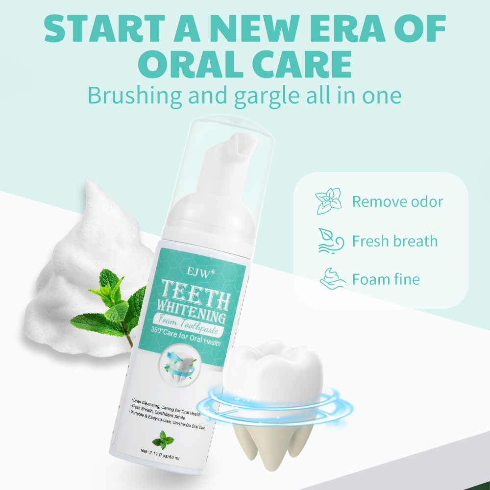 Teeth Whitening Mousse Foam To - огляд і ціна Teeth Whitening With Baking Soda
