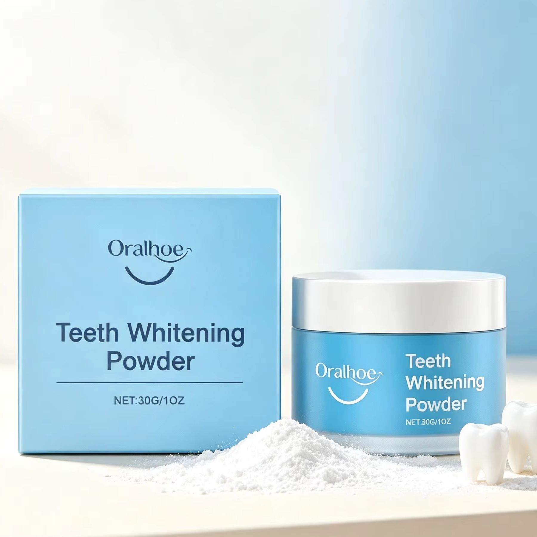 Oralhoe Tooth Powder for Brush - огляд і ціна Teeth Whitening China