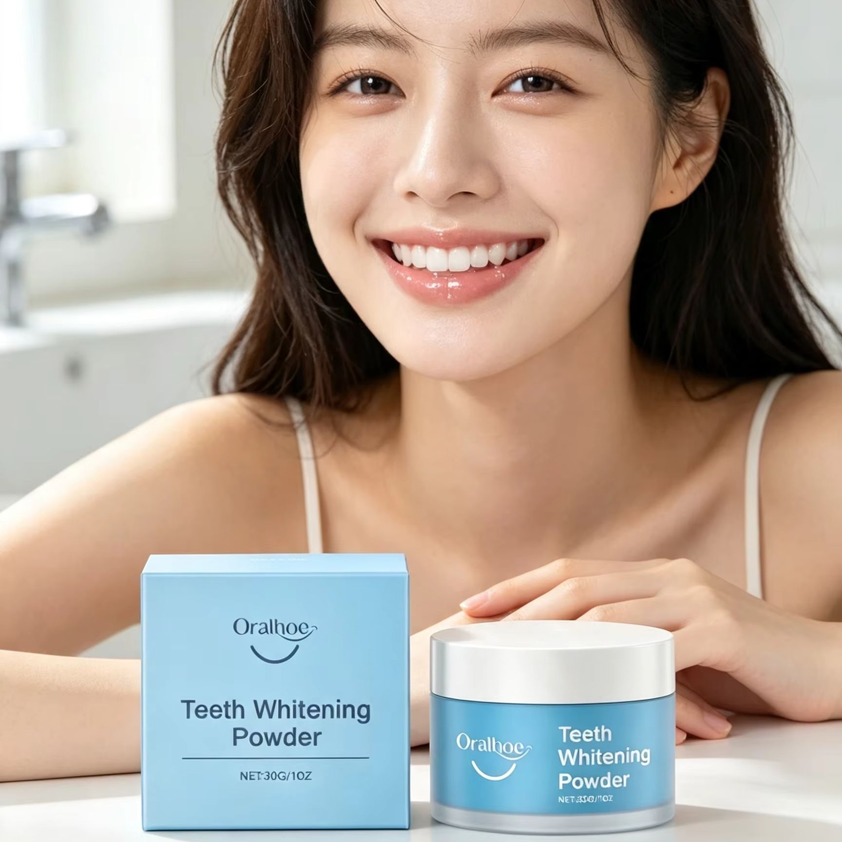 Oralhoe Tooth Powder for Brush - огляд і ціна Teeth Whitening China