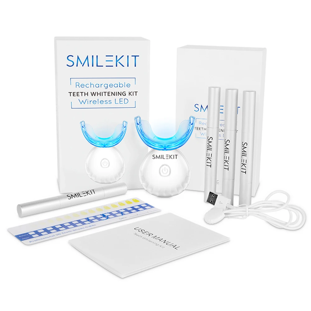 Dental Teeth Whitening Kit Min - огляд і ціна Teeth Whitening Kit With Light
