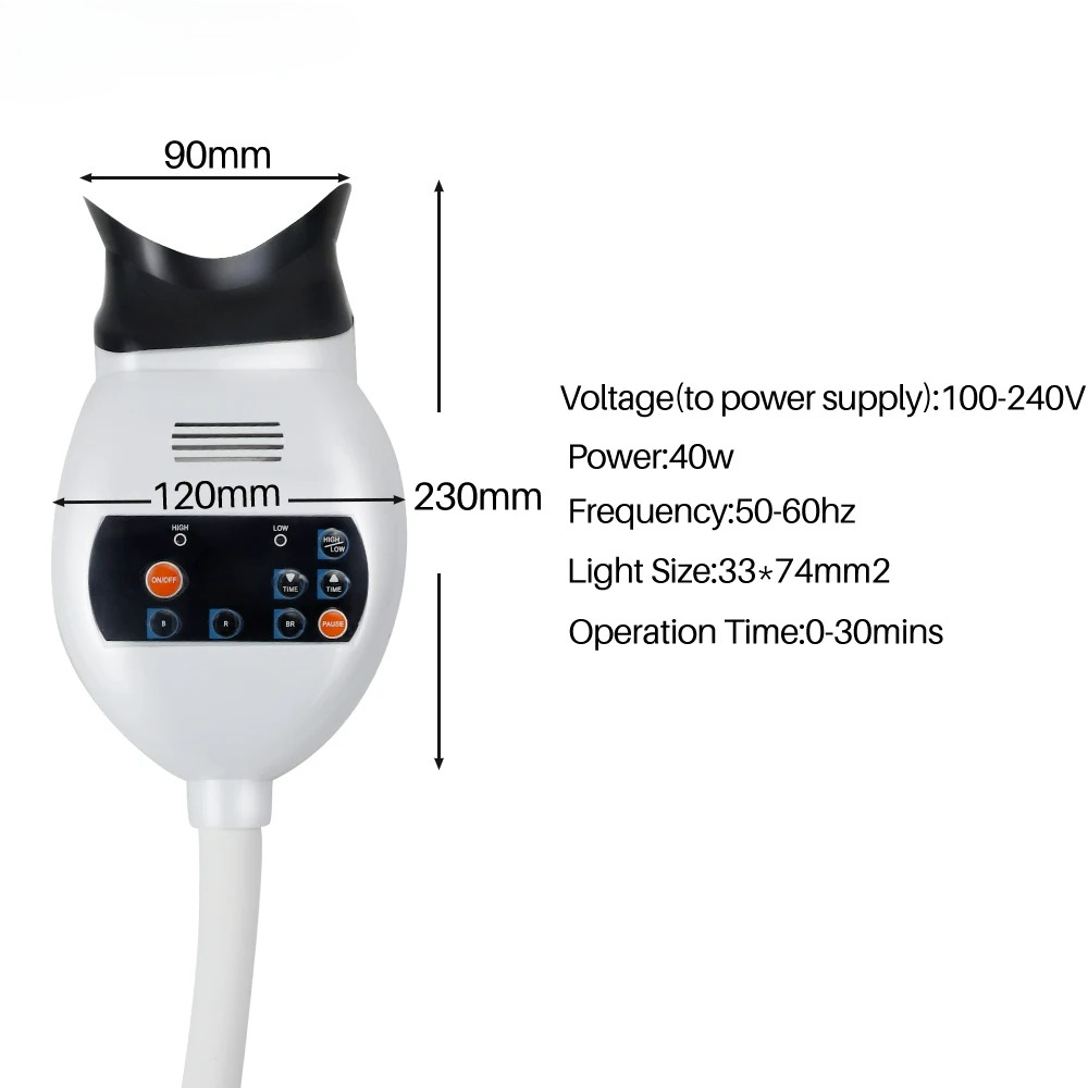 Adjustable 3 Colors LED Teeth  - огляд і ціна Teeth Whitening China