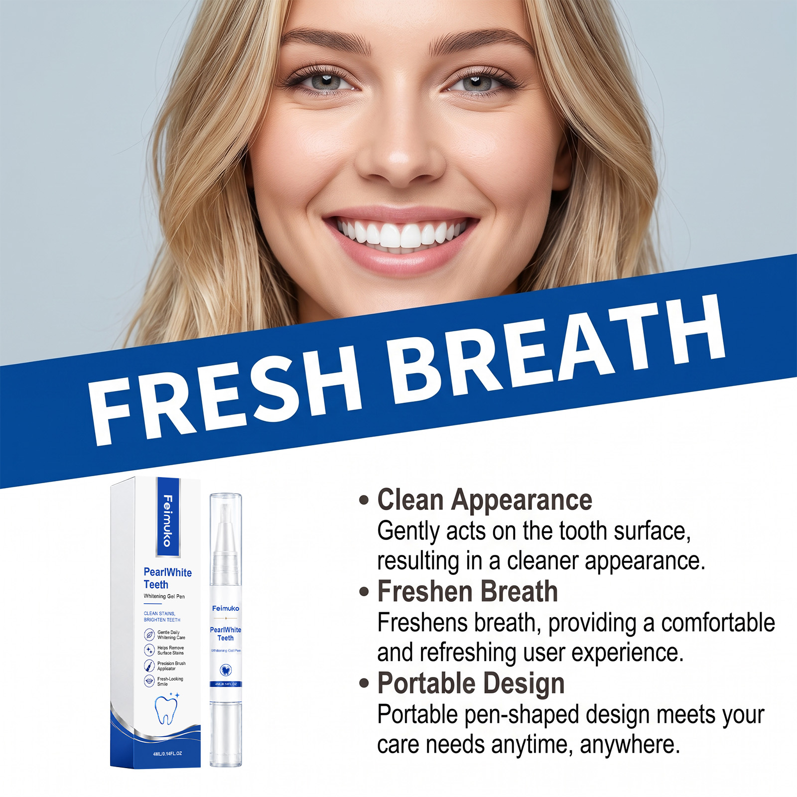 Portable Teeth Whitening Gel P - огляд і ціна Teeth Whitening Gel Pen