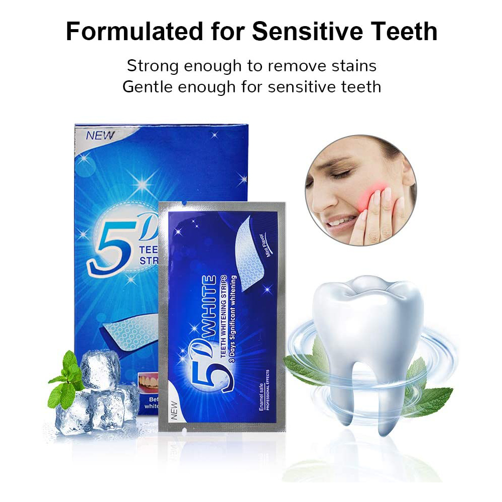 5D White Teeth Whitening Strip - огляд і ціна Teeth Whitening Gels