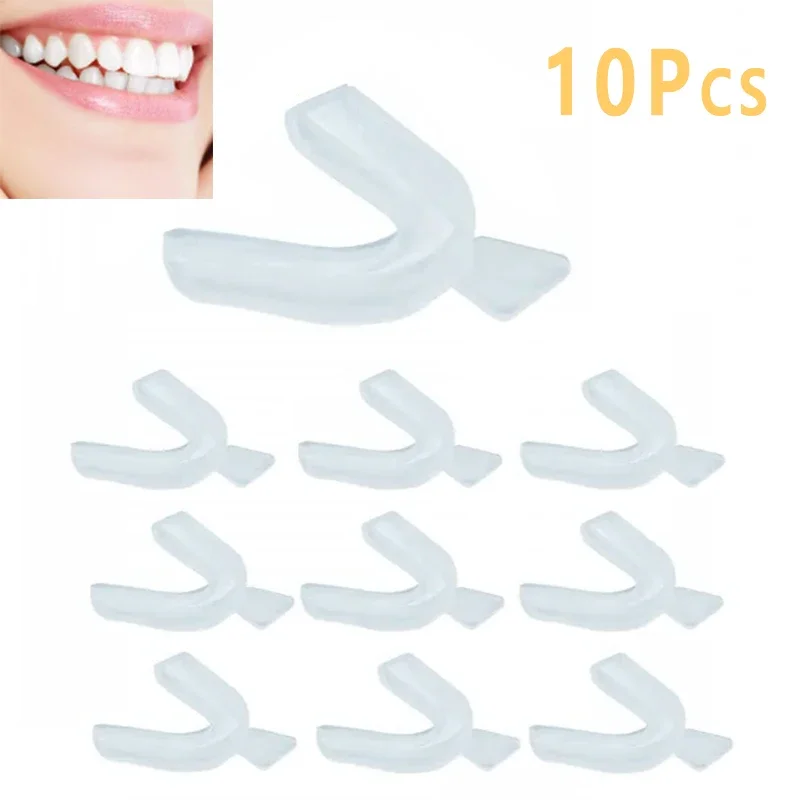 10Pcs Silicone Mouth Guard Tee - огляд і ціна Teeth Whitening Mouth Guard